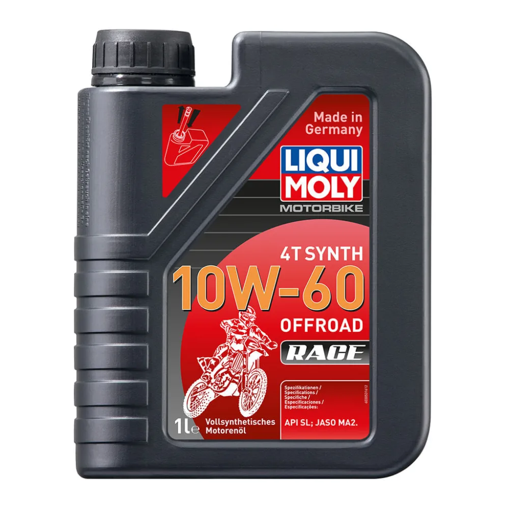 Aceite de Moto 10W60 Motorbike 4T Synth Offroad Race 1 L Liqui Moly