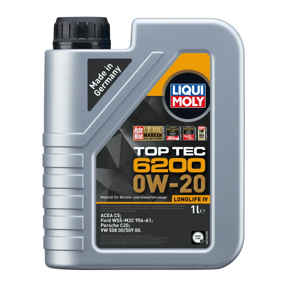 Aceite de Motor 0W20 Top Tec 6200 1 L Liqui Moly