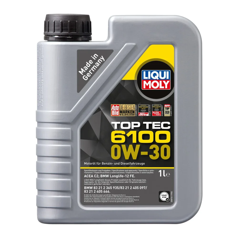 Aceite de Motor 0W30 Top Tec 6100 1 L Liqui Moly
