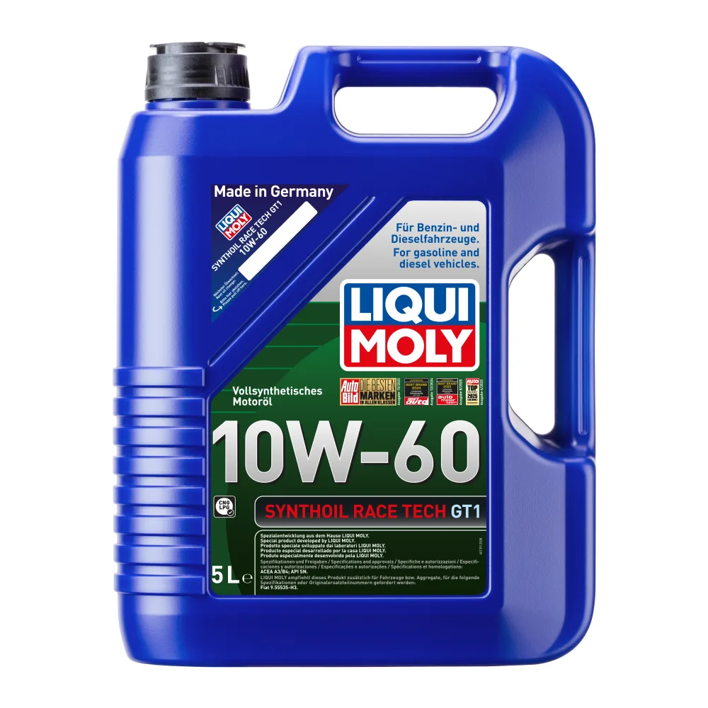 Aceite de Motor 10W60 Synthoil Race Tech GT1 5 L Liqui Moly