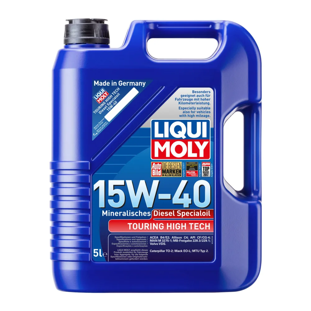 Aceite de Motor 15W40 Touring High Tech Diesel-spezialöl 5 L Liqui Moly