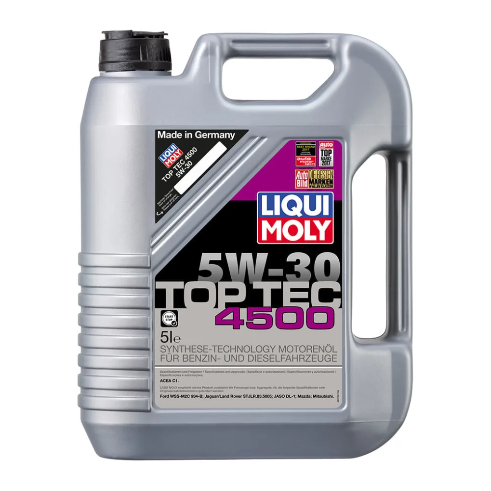 Aceite de Motor 5W30 Top Tec 4500 5 L Liqui Moly