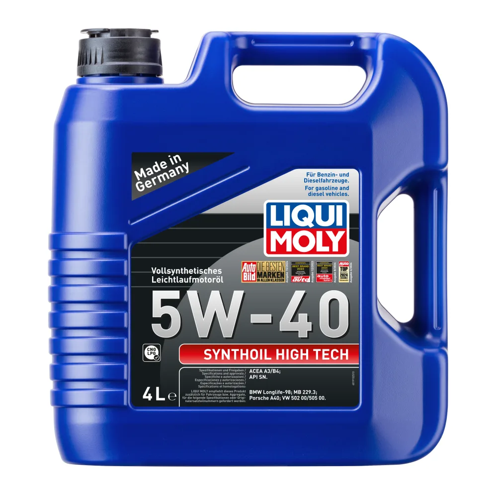 Aceite de Motor 5W40 Synthoil High Tech 4 L Liqui Moly