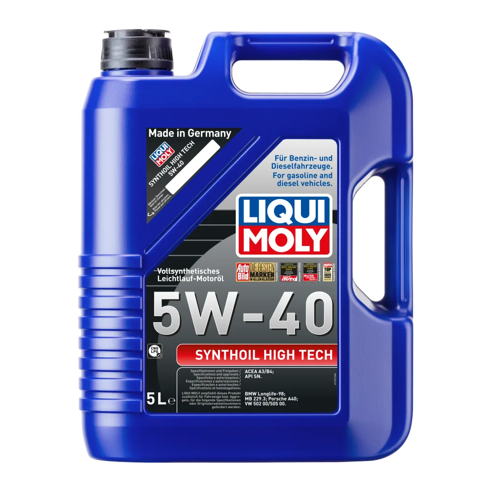 Aceite de Motor 5W40 Synthoil High Tech 5 L Liqui Moly