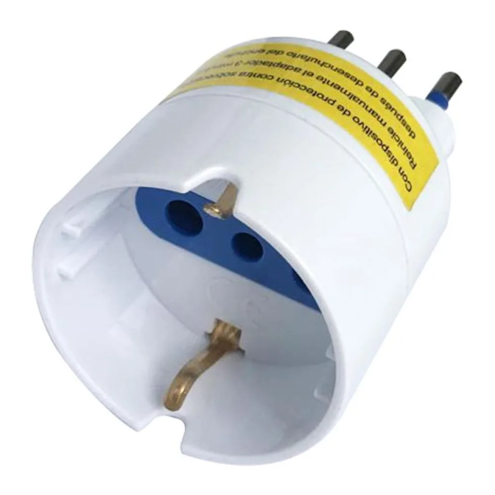 Adaptador Schuko Blanco Halux