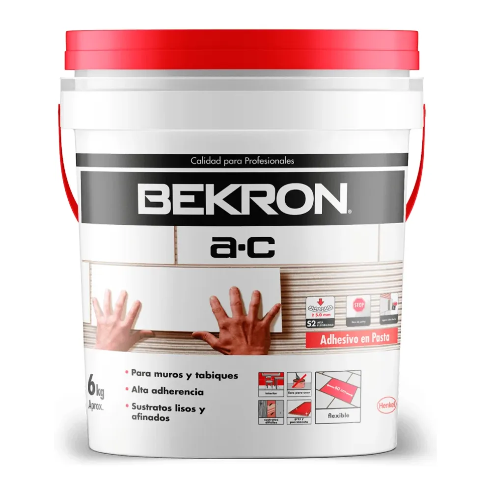 Adhesivo Bekron Pasta Ac 6 Kg. Aislantes Nacionales