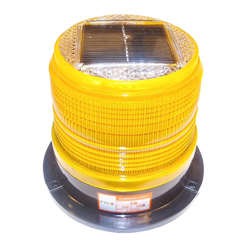 Baliza Estroboscopica Solar Led Magnetica IP54 Amarilla 40102534 Fnx