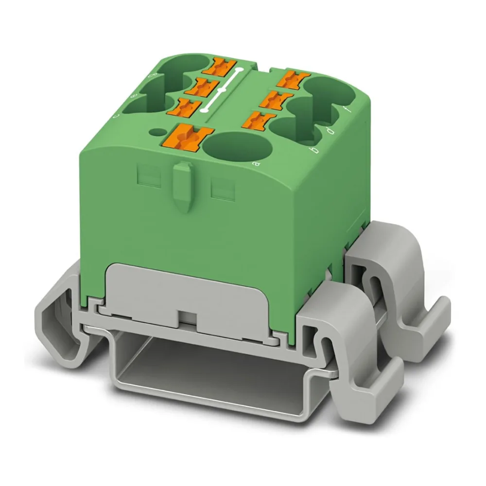 Bloque Distrib 800V 57A Seccion 0,2MM2 - 6MM2 Verde 327373294 Phoenix Contact