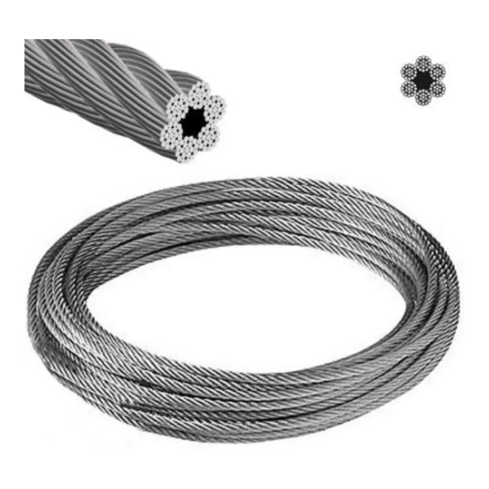 Cable de Acero Galvanizado 3/16" , Alma Fibra Calesan