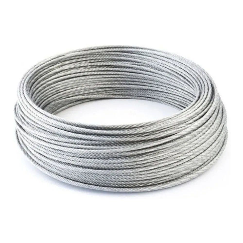 Cable de Acero Galvanizado 5/16" , Alma Fibra Calesan