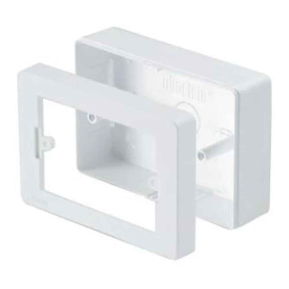 Caja Chuqui Libre de Halogenos Sobrepuesta Plastico Blanco 8939404 Legrand