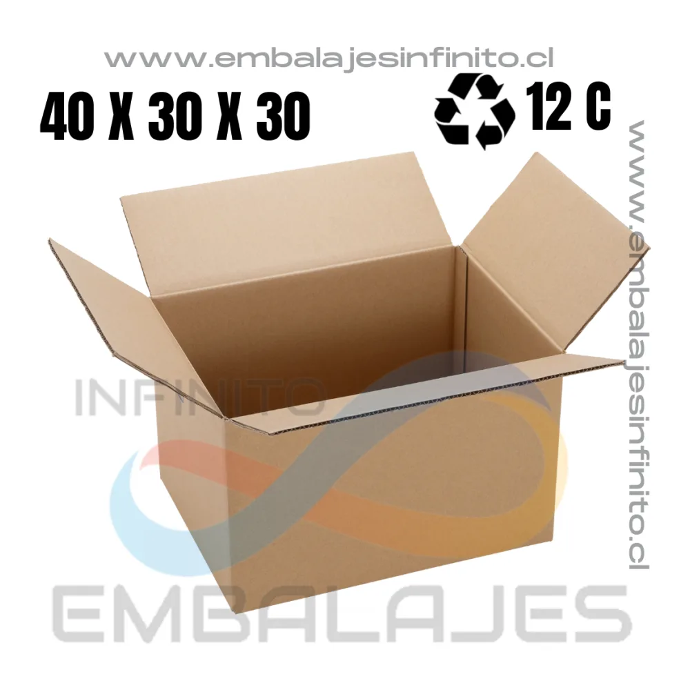 Caja de Cartón Multipropósito 40 X 30 X 30 Pack 25