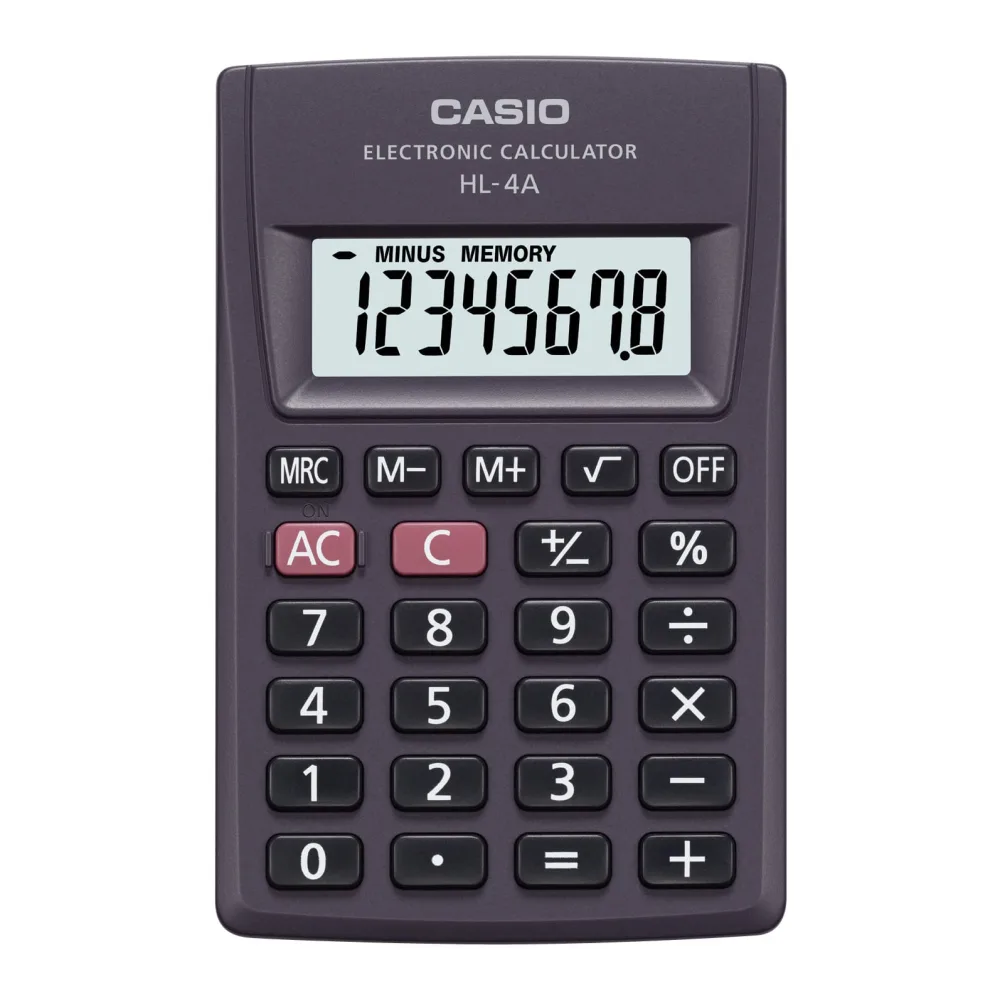 Calculadora Escritorio 8 Digitos HL-4A Casio