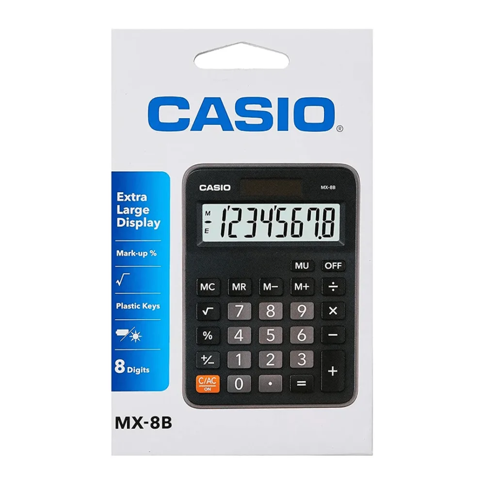 Calculadora Escritorio 8 Digitos MX-8B Casio