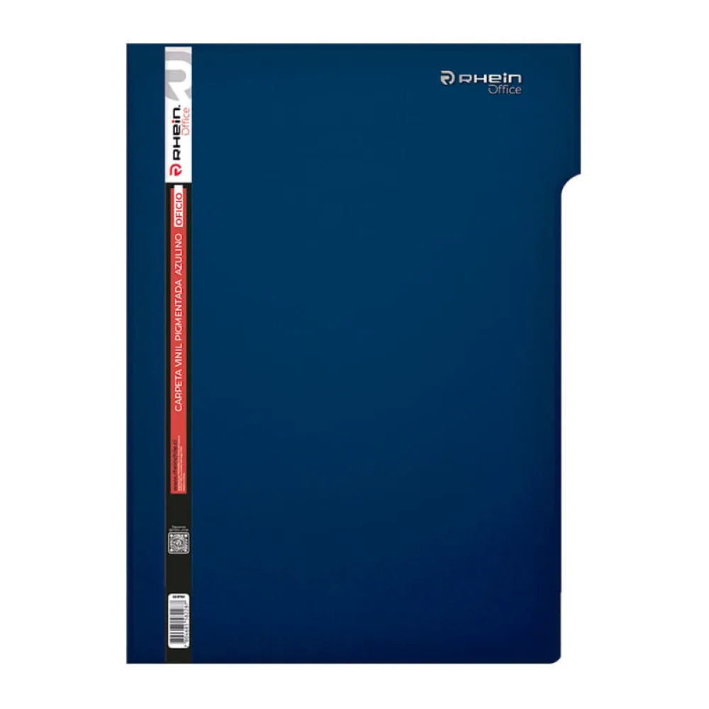 Carpeta Vinil Pigmentada Oficio Azul Rhein