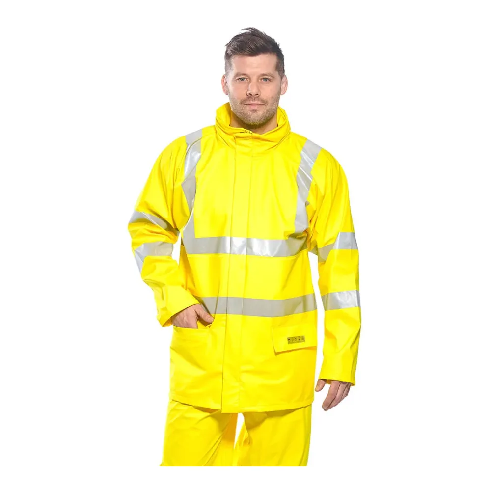 Chaqueta Impermeable Alta Visibilidad Sealtex Flame Portwest