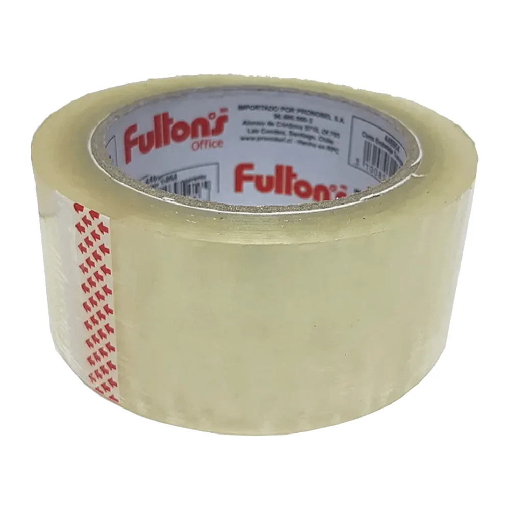 Cinta Embalaje 48 Mm X 100 Mt Transparente Fultons