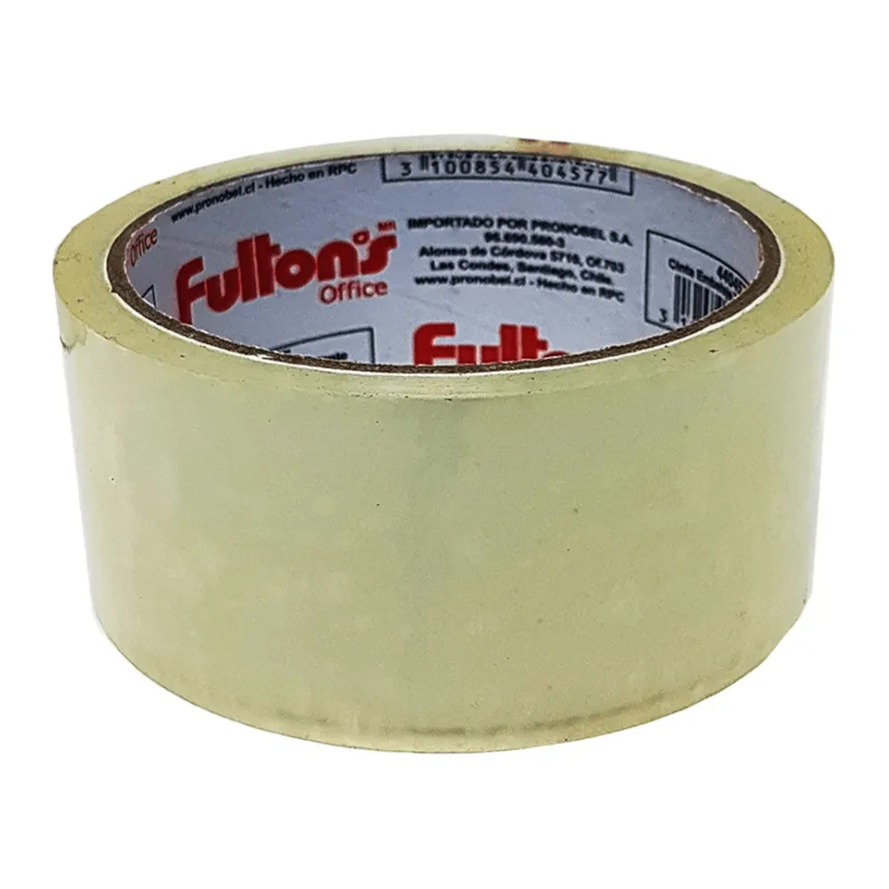 Cinta Embalaje 48 Mm X 40 Mt Transparente Fultons
