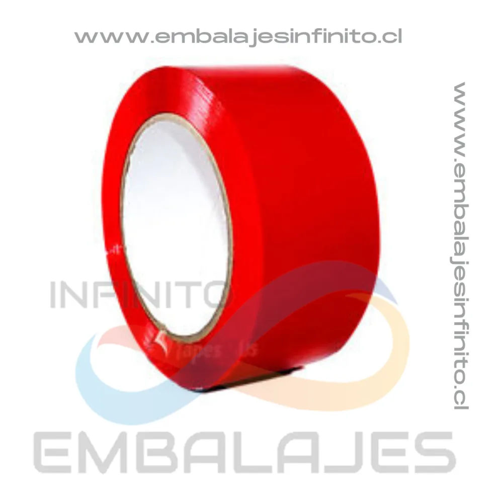 Cinta Embalaje Rojo 48 X 100 Mts Caja 72 Unidades