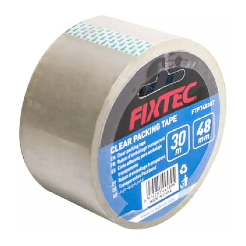 Cinta Embalaje Transparente 48MM X 50 Metros FTPT4850T Fixtec