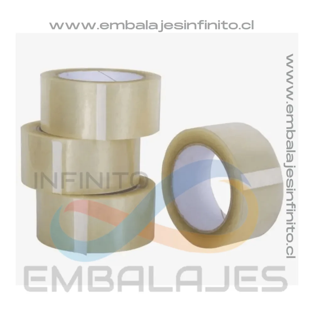 Cinta Embalaje Transparente 48MMX 100MTS Caja 72 Unds
