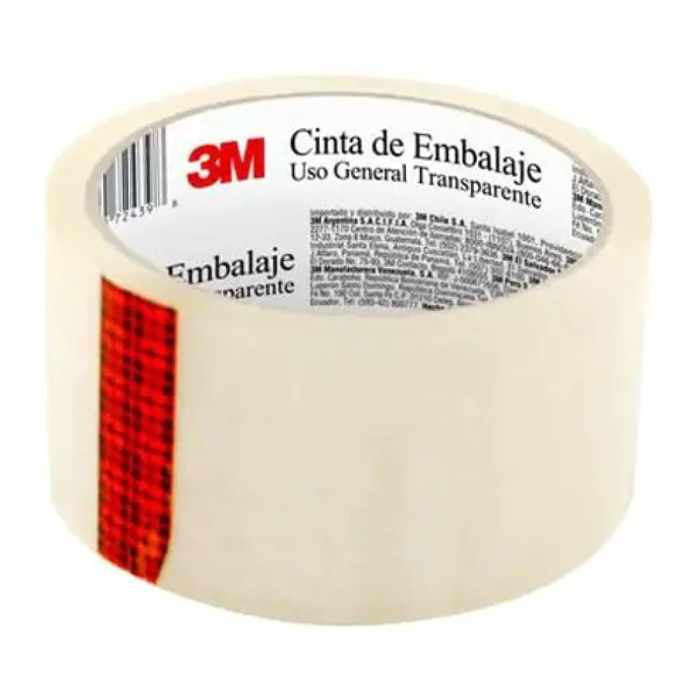 Cinta Embalaje Transparente 48MMX40 Metros 3M Scotch