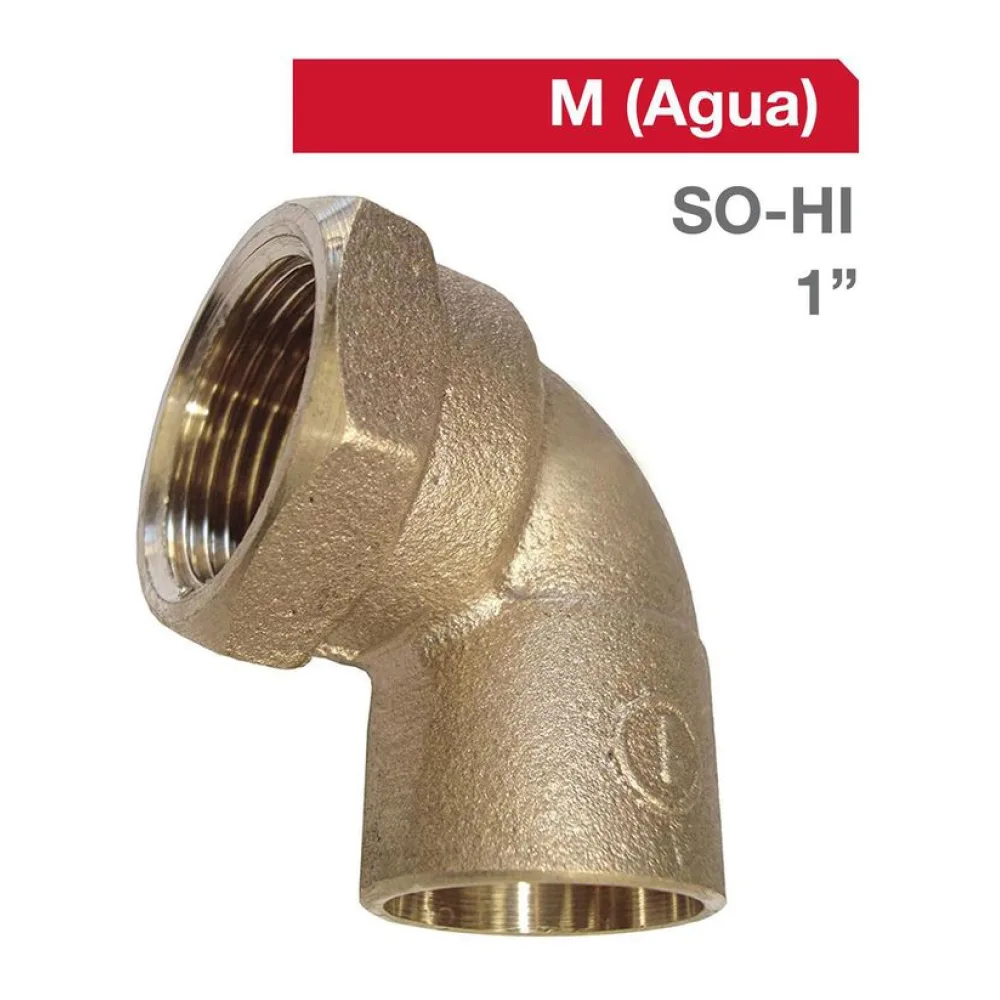 Codo Bronce So/hi 1" 1U Stretto