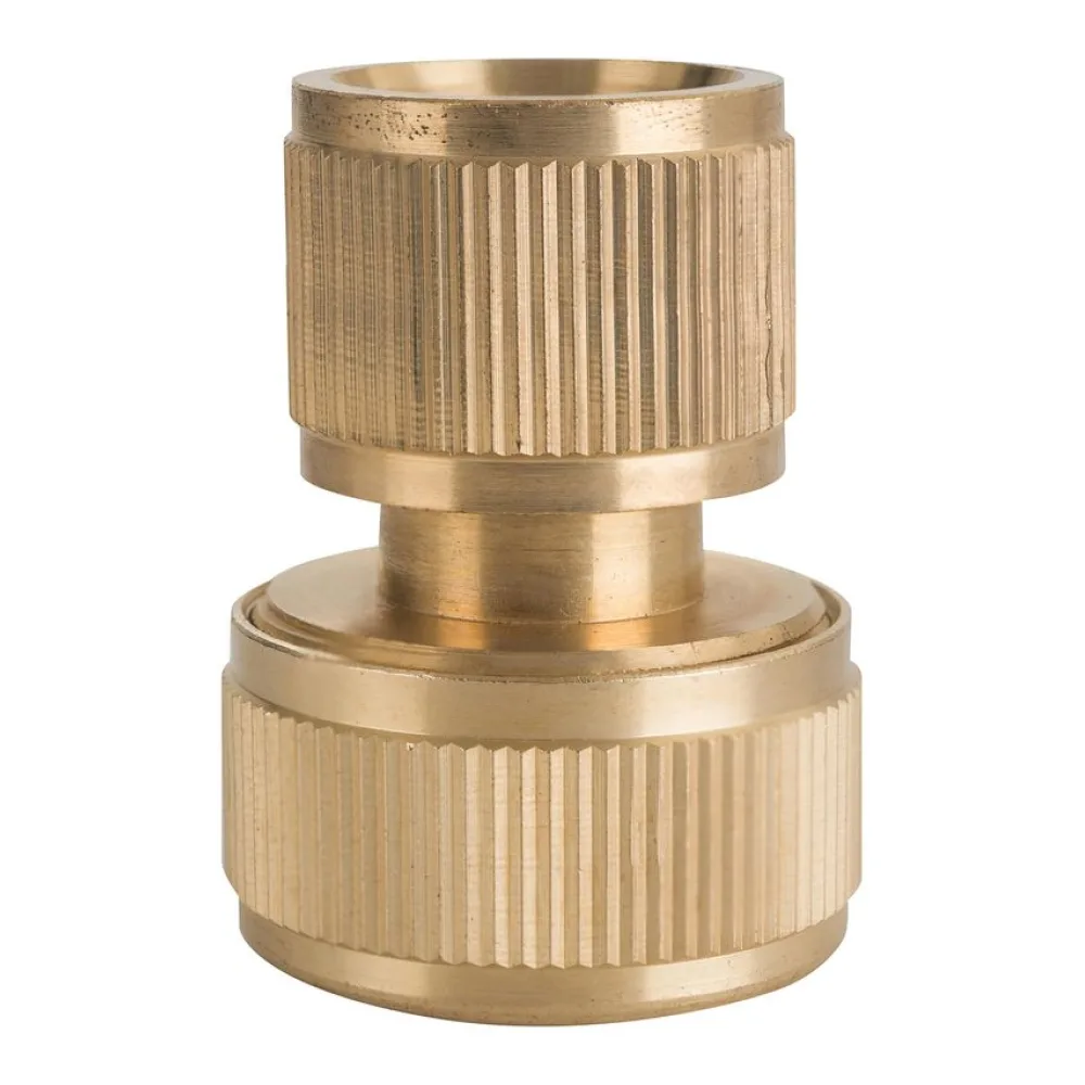 Conector para Manguera 3/4" de Bronce sin Stop Ergo