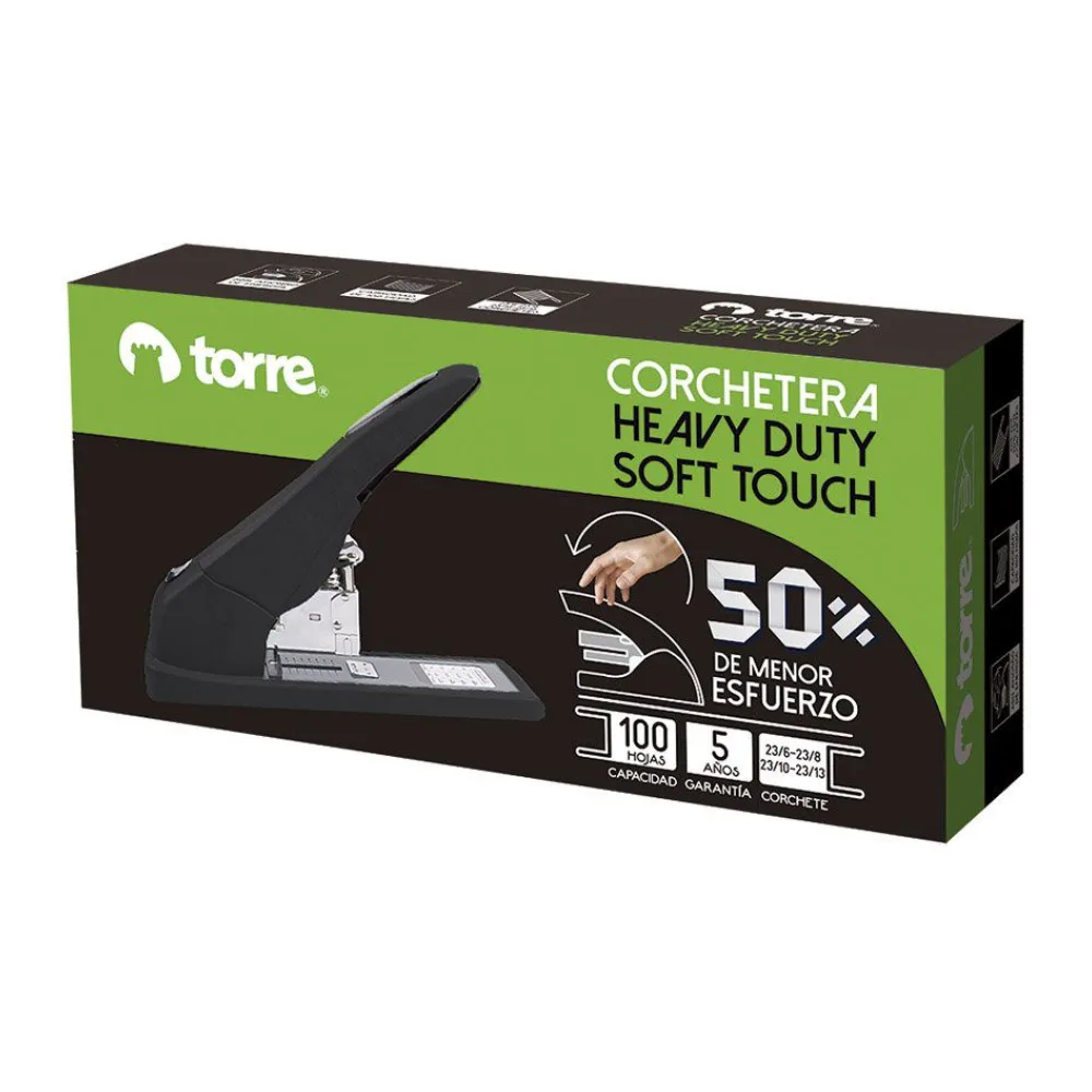 Corchetera Heavy Duty Soft Tuch 100 Hjs.