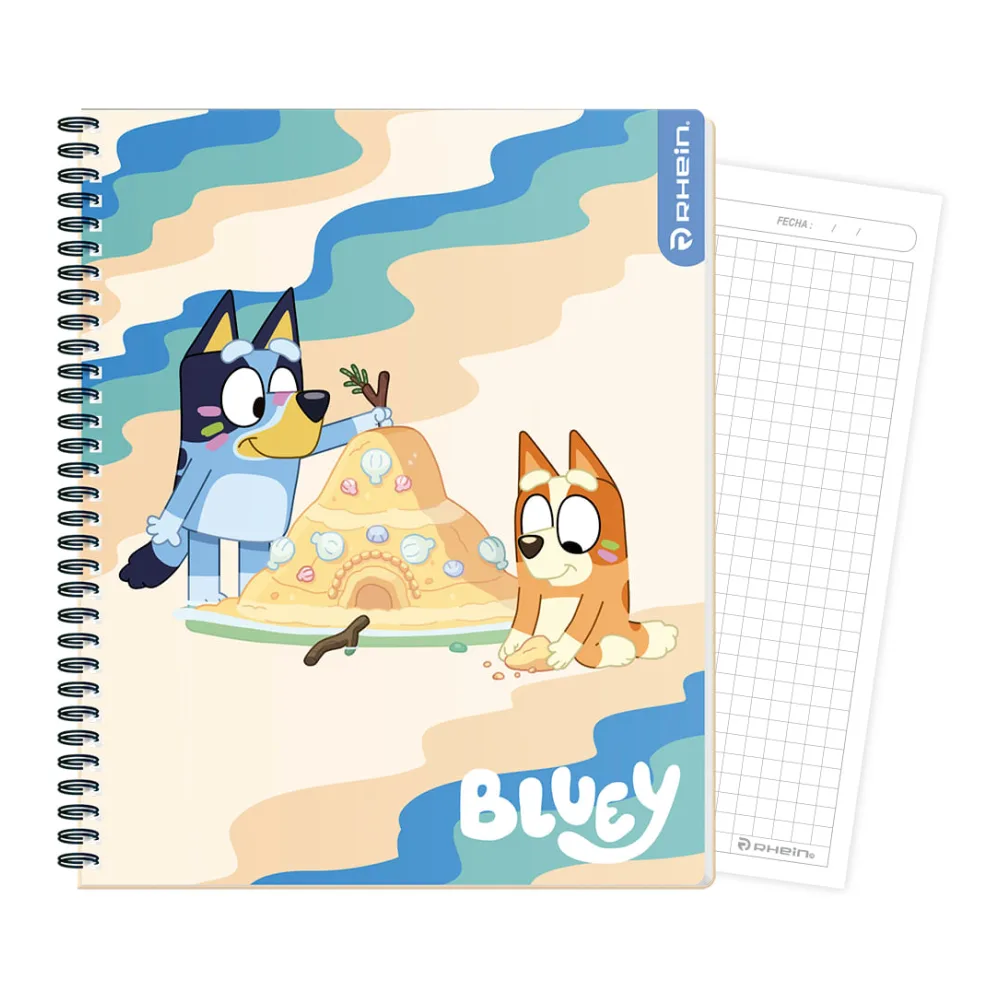 Cuaderno Universitario Bluey 100 Hojas 7 Mm Diseño 4 Rhein