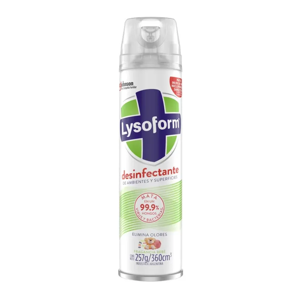 Desinfectante Aerosol Bebe 360 Cc Lysoform