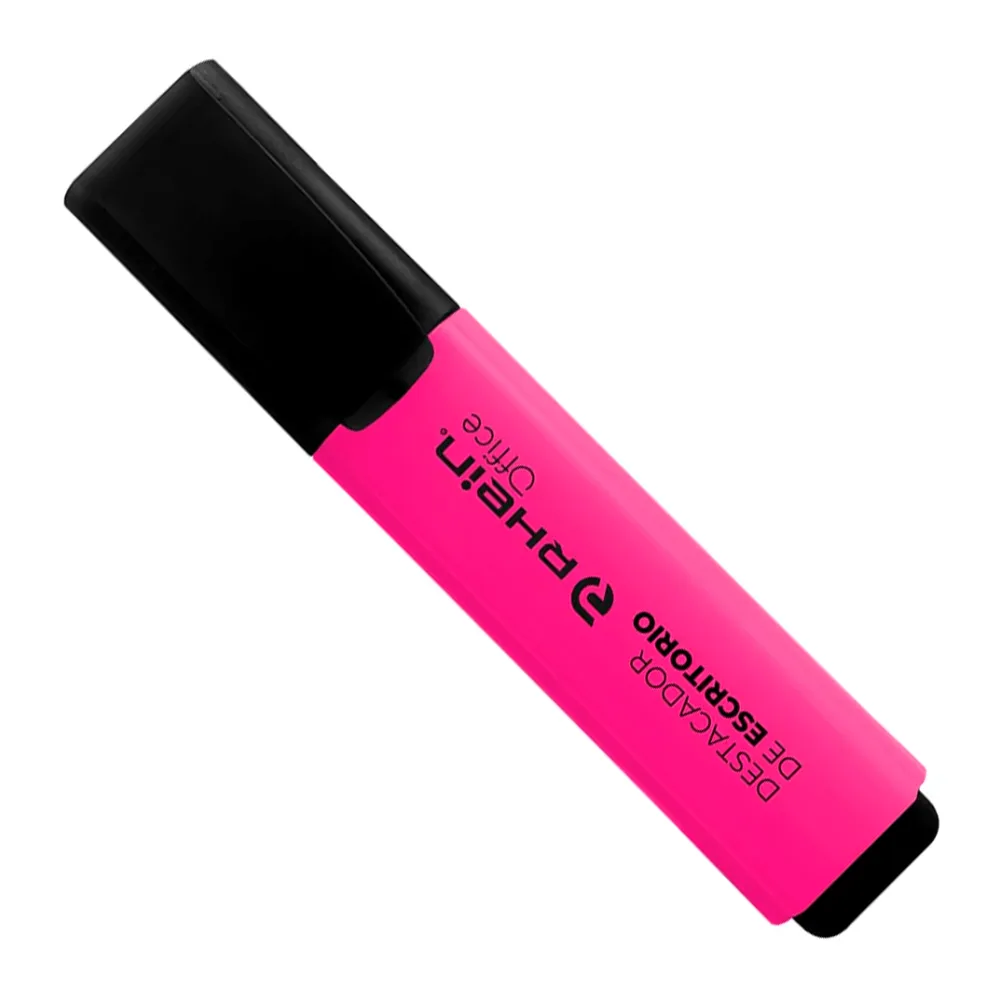 Destacador de Escritorio Punta Biselada Fucsia Rhein