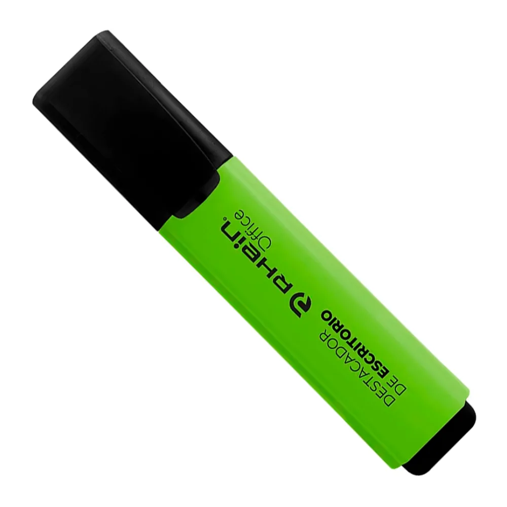 Destacador de Escritorio Punta Biselada Verde Rhein