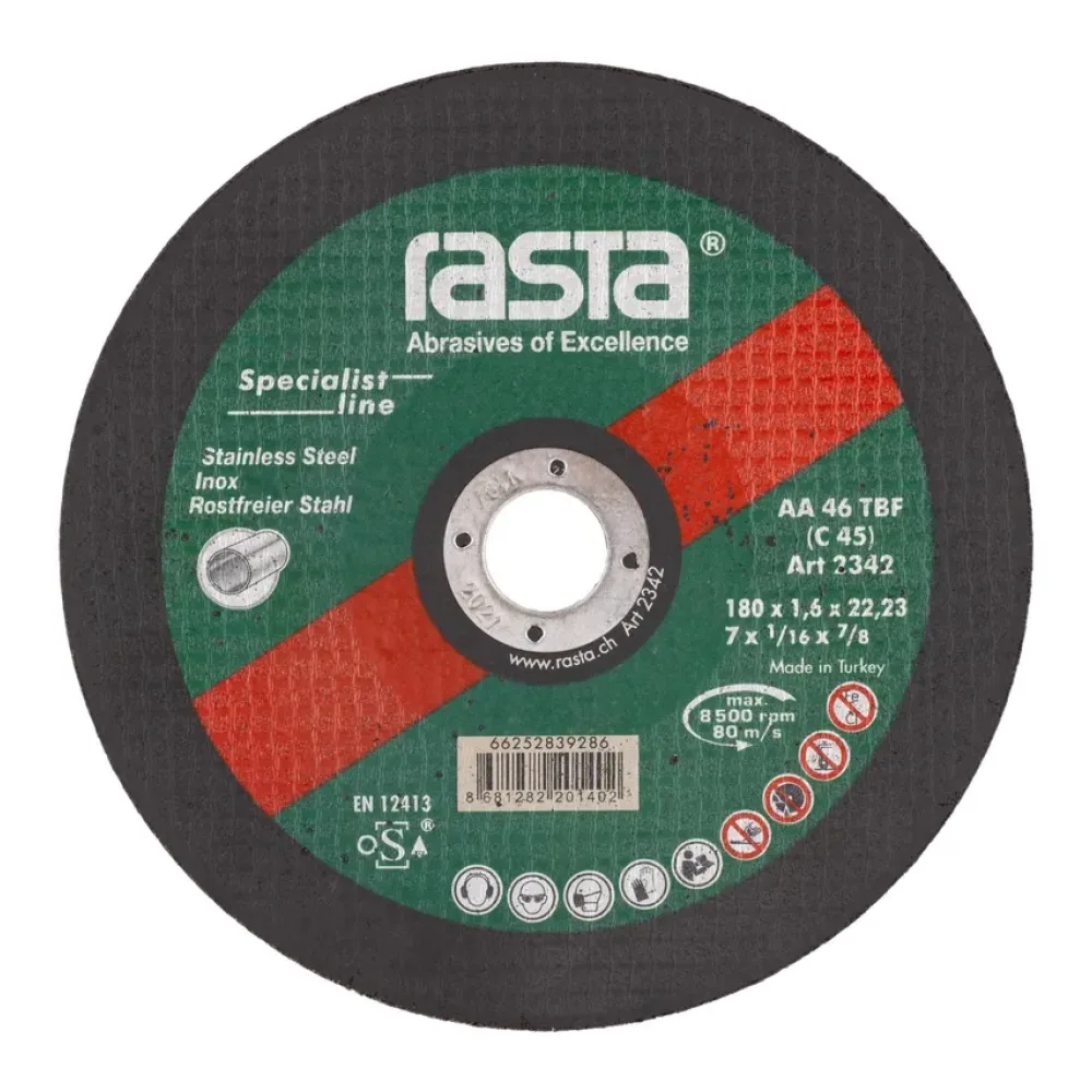 Disco de Corte 7" Óxido de Aluminio Rasta