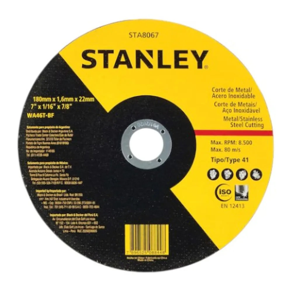 Disco de Corte 7 STA8067 Stanley