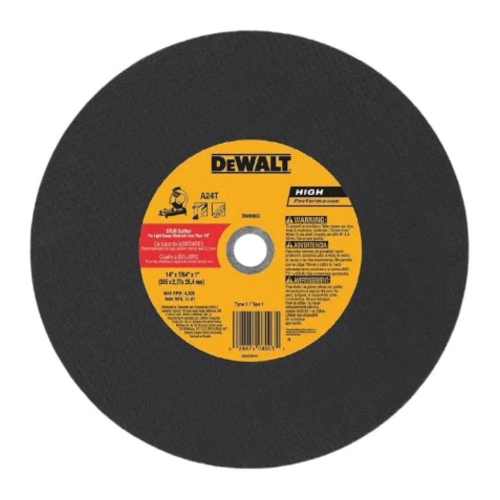 Disco de Corte Tronzadora 14 DW8003 Dewalt