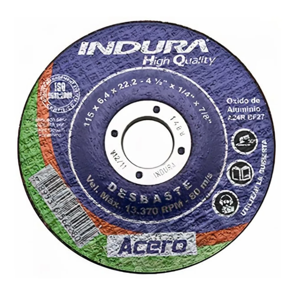 Disco de Desbaste 9 Pulgadas High Quality Indura
