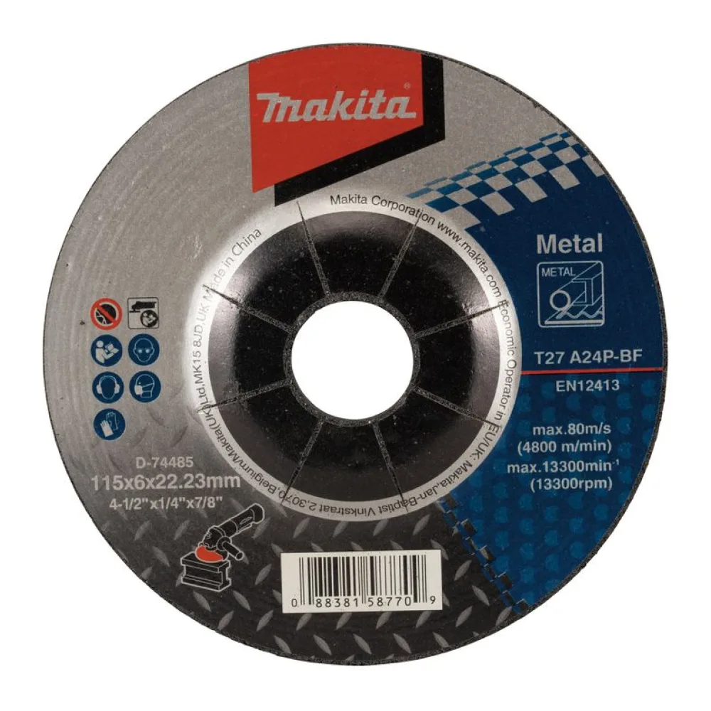 Disco Desbaste 4 1/2" 6MM Makita