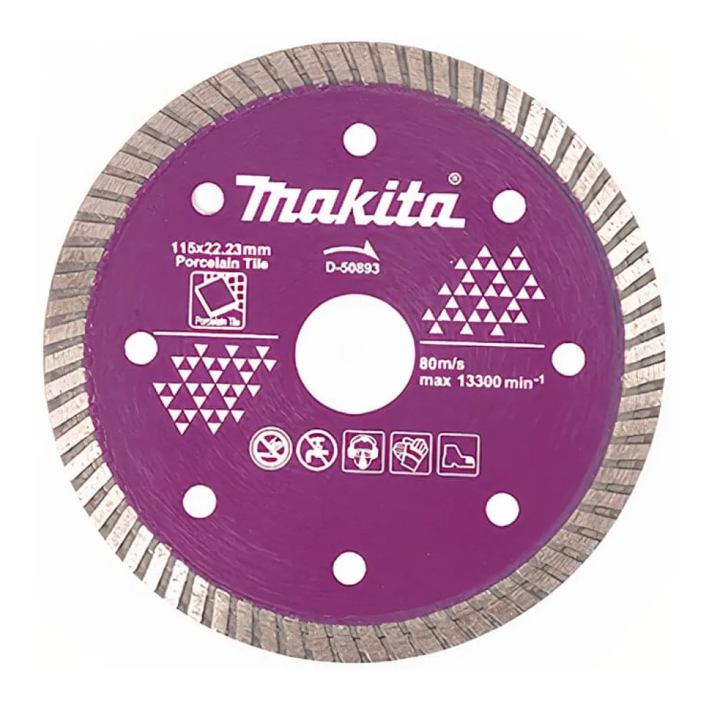 Disco Diamantado 115MM X 22.23MM Turbo / Seco / Porcelanato Makita