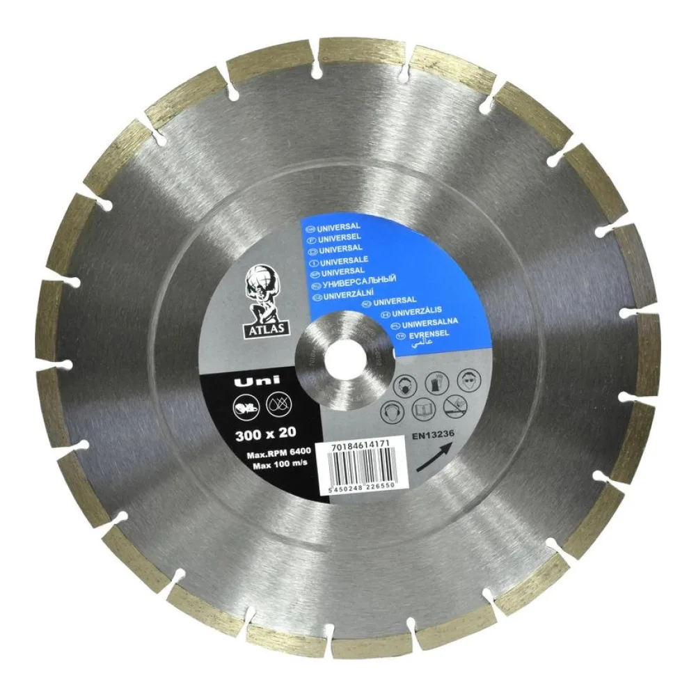 Disco Diamantado 12" Humedo Atlas