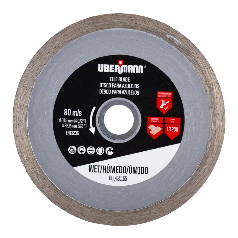 Disco Diamantado 4,5" Ubermann