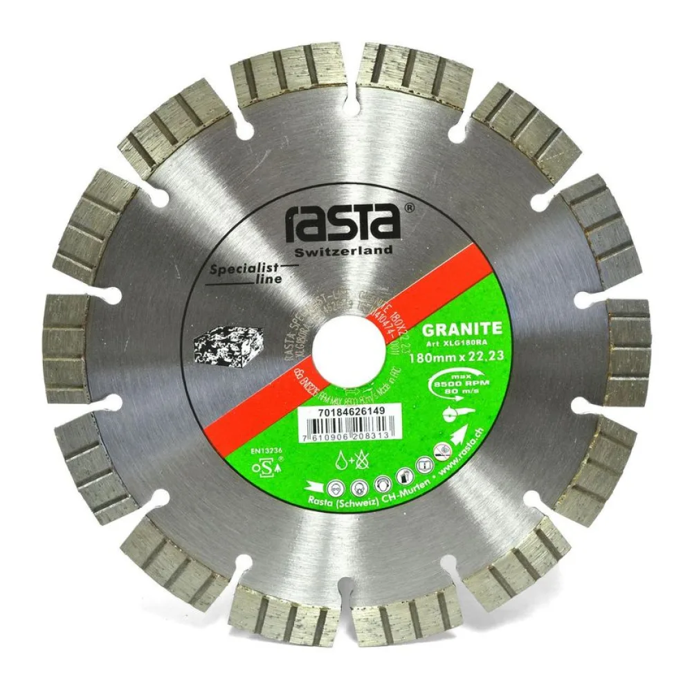 Disco Diamantado 7" Humedo Rasta