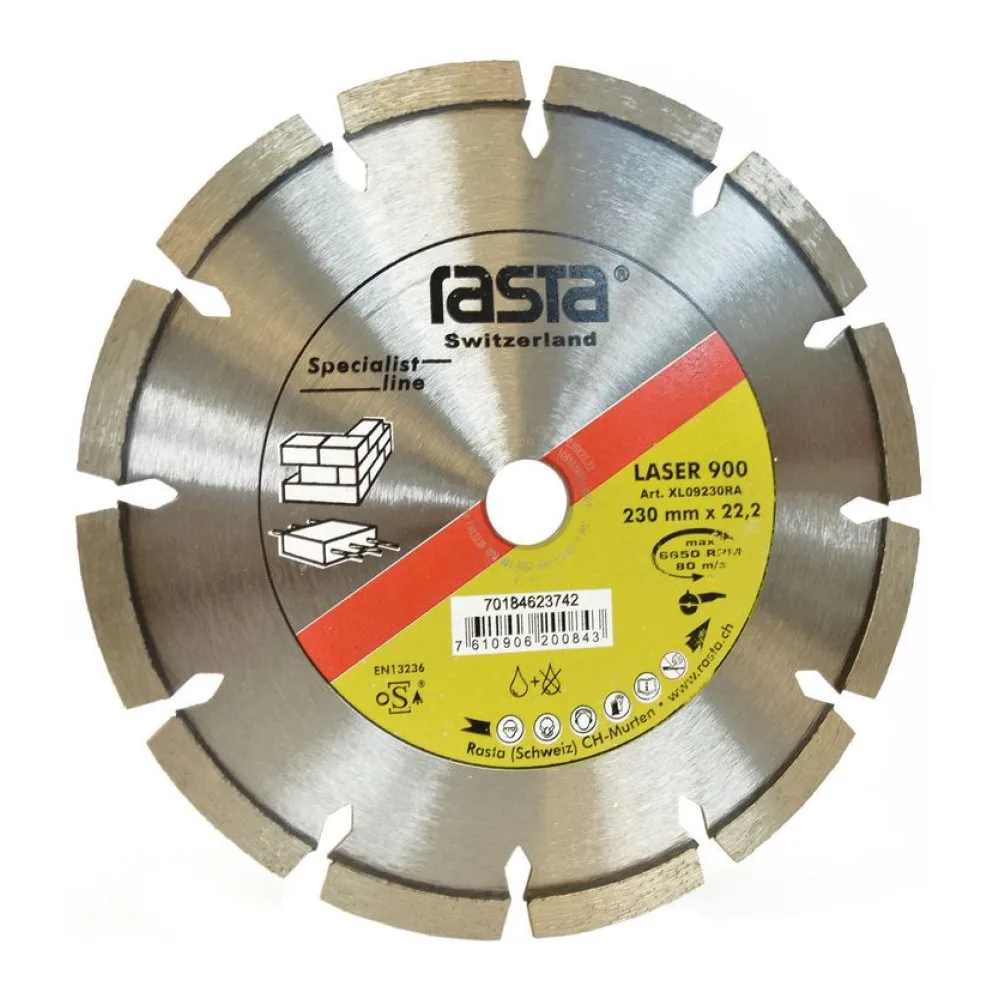 Disco Diamantado 9" Seco Rasta