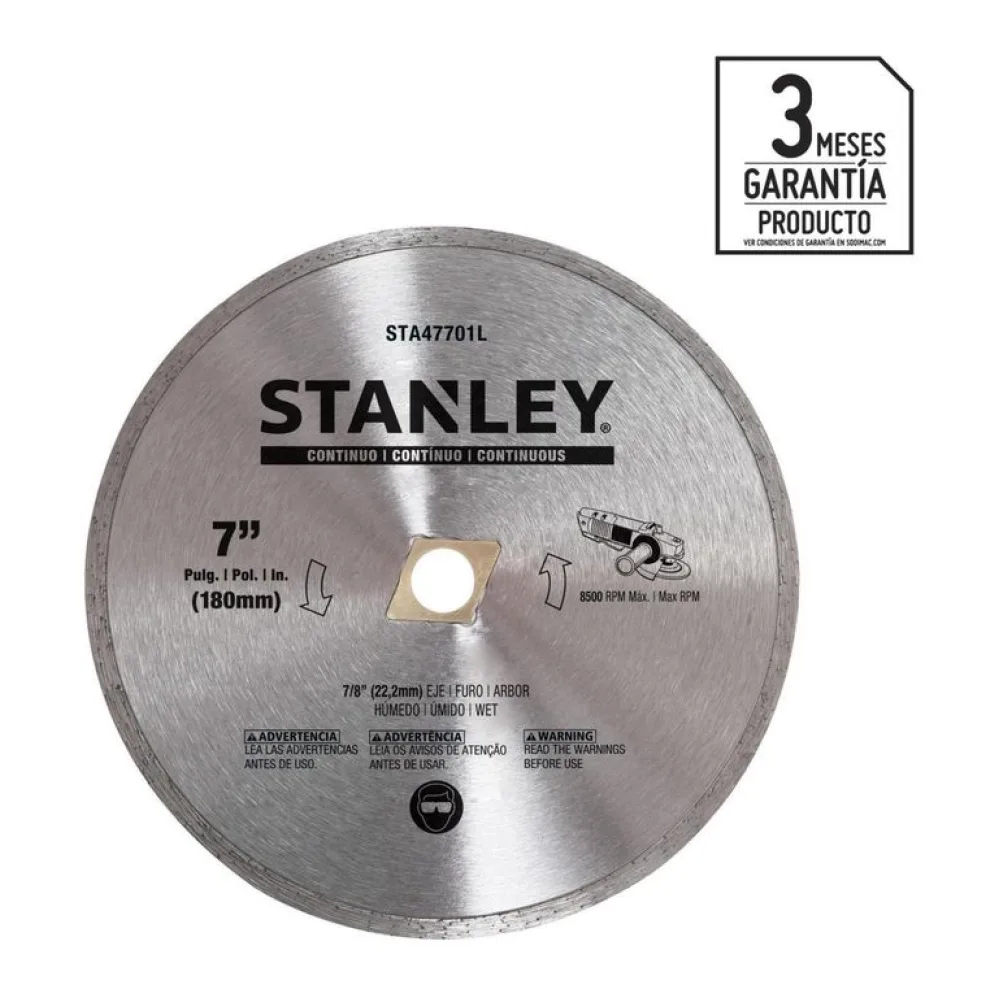 Disco Diamantado Continuado 7" Stanley