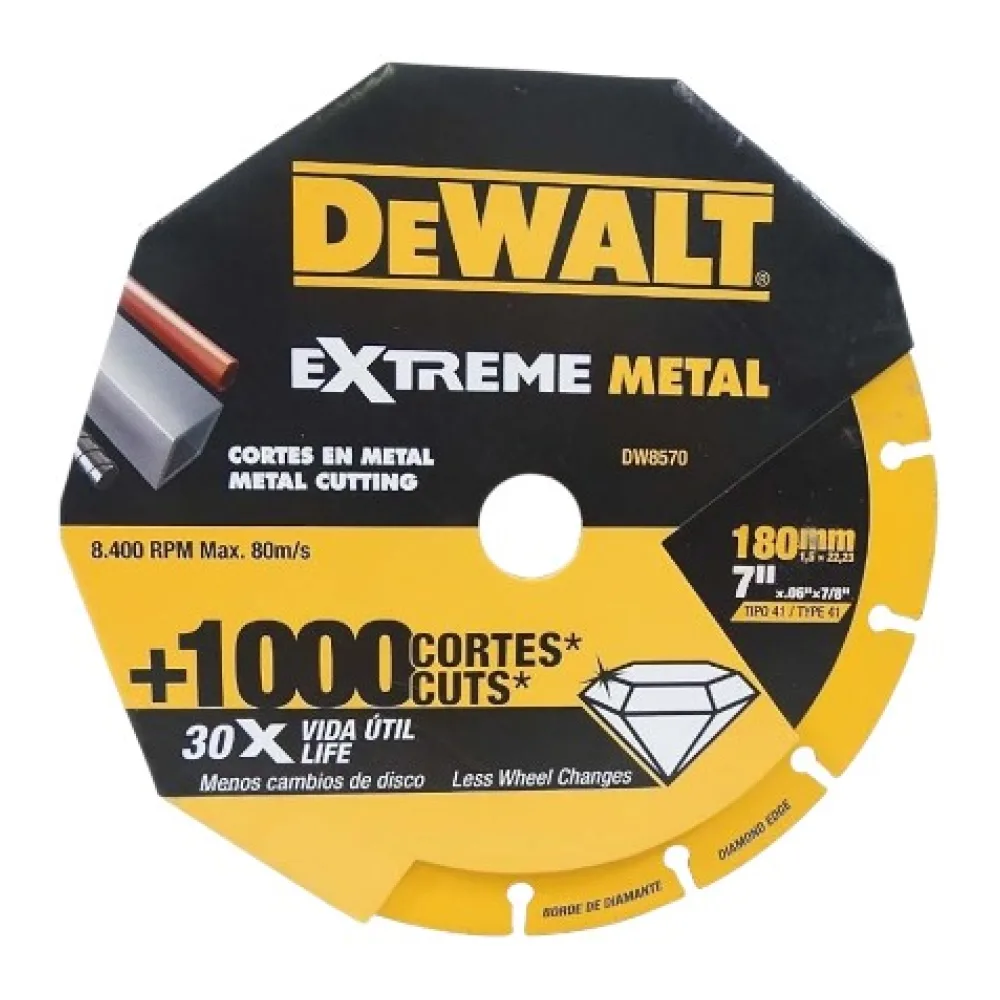 Disco Diamantado Extreme Metal 7 DW8570 Dewalt