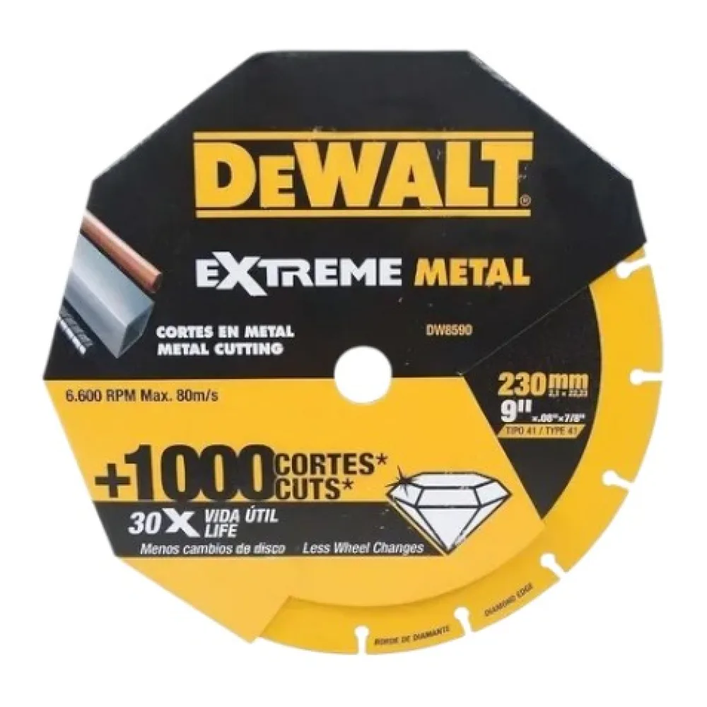 Disco Diamantado Extreme Metal 9 DW8590 Dewalt