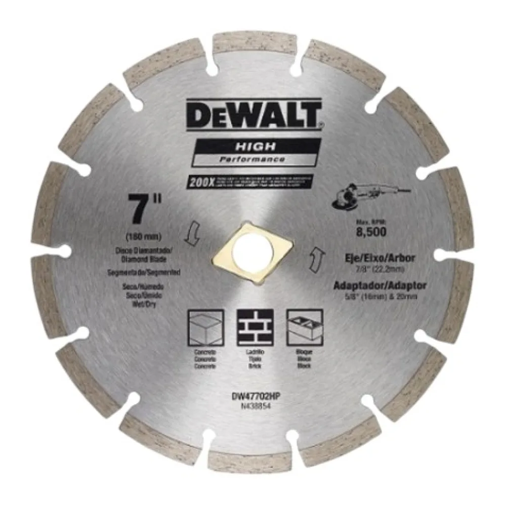 Disco Diamantado Segmentado 7 DW47702L Dewalt