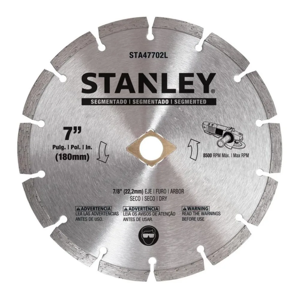 Disco Diamantado Segmentado 7" Stanley