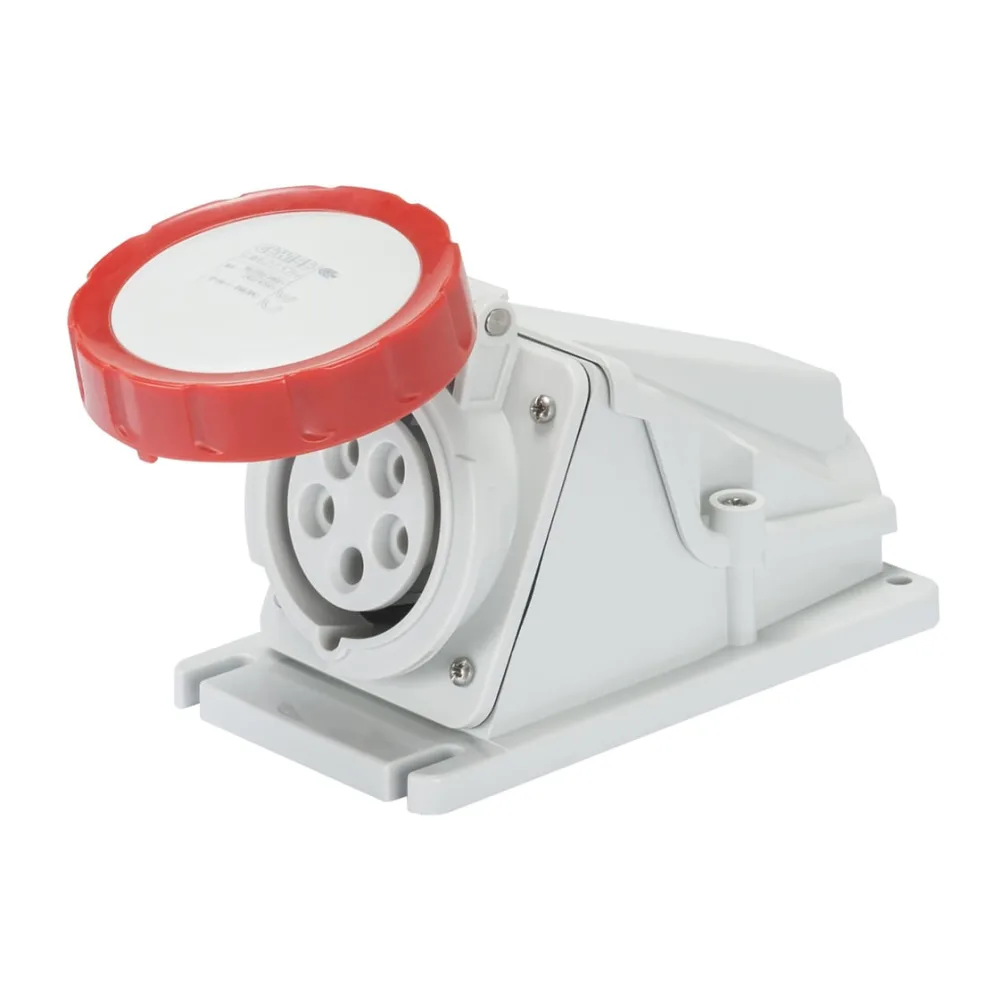 Enchufe Hembra Industrial Sobrepuesto 380V 32A 3P+T IP67 62515103 Gewiss