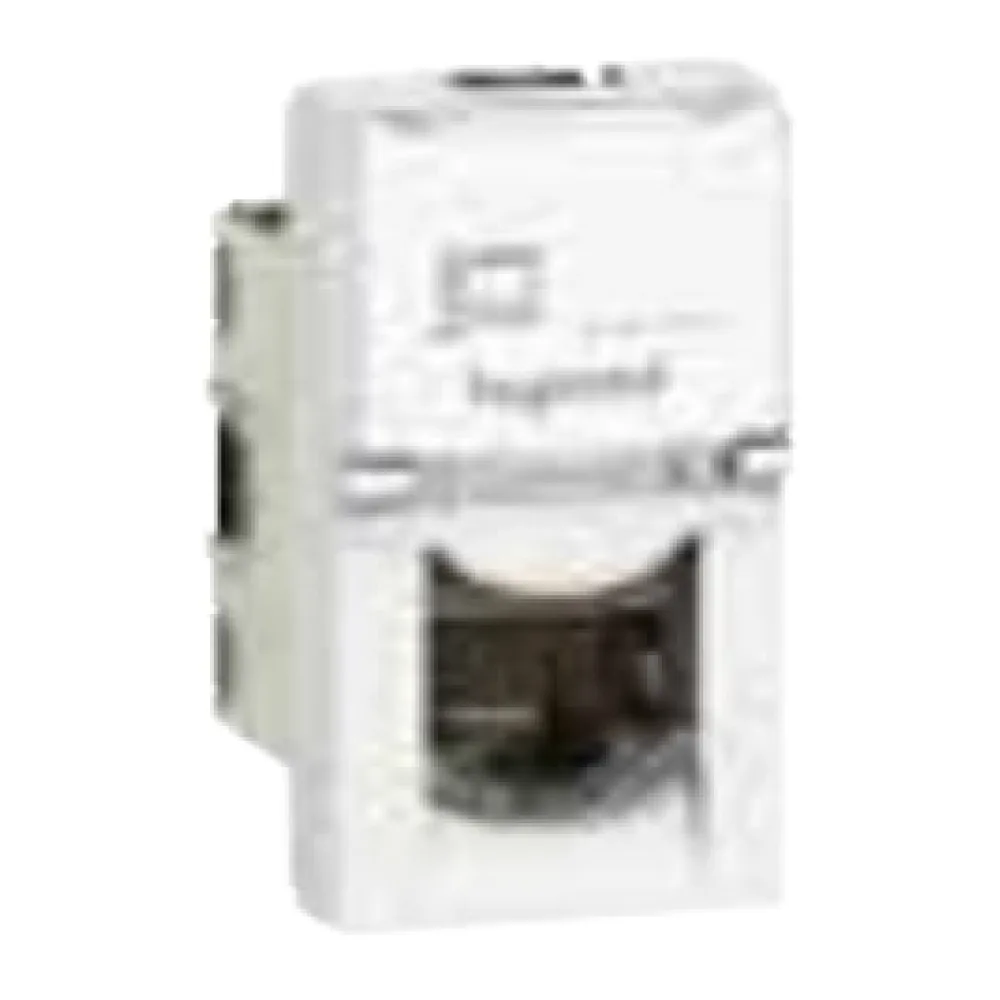 Enchufe Hembra Rj 45 Sistema Mosaic Cat. 6 Mosaic Stp. 7656304 Legrand